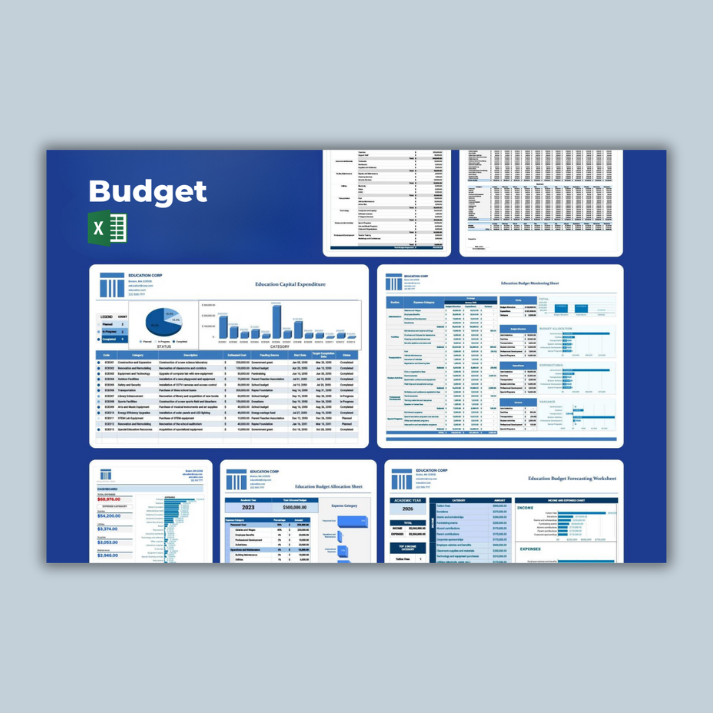 Starter Plan Access– Instant 140+ Excel Templates
